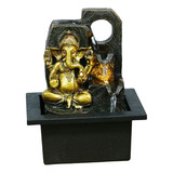 Estatua De Ganesha, Fuente De Mesa, 16,5 Cm X 13 Cm X 21 Cm