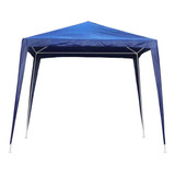 Tenda Gazebo Desmontável 3x3 Barraca Para Praia Jardim Cor Azul