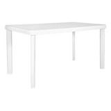 Mesa Bali De Plástico Rectangular 120x70 Patas Desmontables