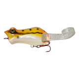 Señuelo Pesca Caster Curly Frog 8cm 11g Rana Poper Pata Goma