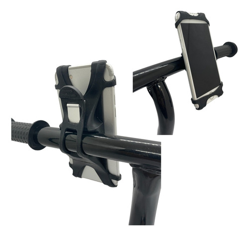 Soporte Celular Bicicleta Monopatin Moto Universal Silicona 