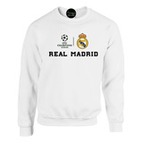 Buzo Saco Champions League Real Madrid Deportivo Crewneck