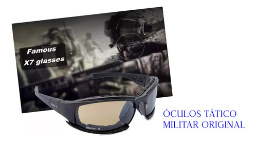 Óculos Daisy X7 Tático Militar - Original/ Frete Grátis