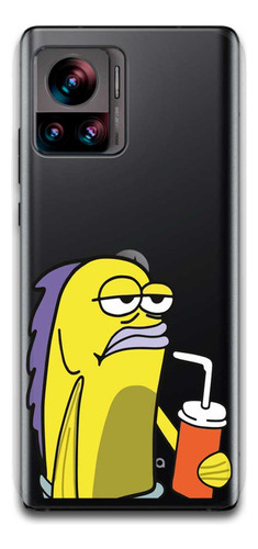 Funda Bob Esponja 1 Transparente Para Motorola Todos