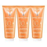 Combo X3 Vichy Capital Soleil Fps30 Beach Protect  300 Ml