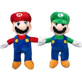 Boneco Super Mario Bros E Luigi  Fantasia Personagem Jogo