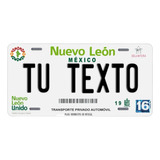 Placas Personalizadas Para Automóvil