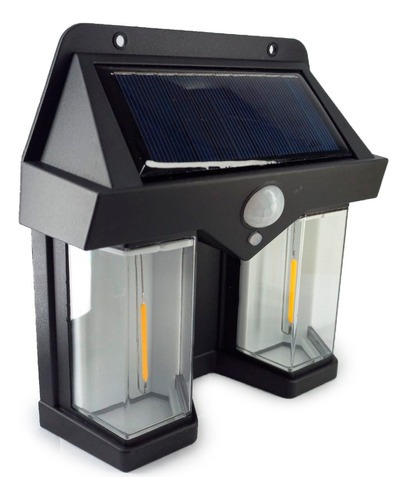 Arandela Parede Solar Externa Luz Led Recarregavel Lampada