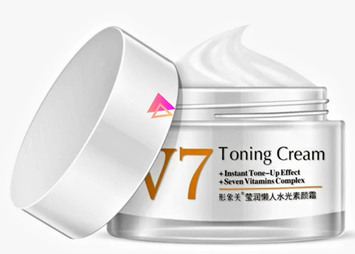 Crema Facial Reafirmante V7 Aclara, Nutre Y Protege Tu Piel 