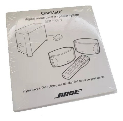 Cd Para Configuração Do Dvd Bose C/ Home Theater Cinemate