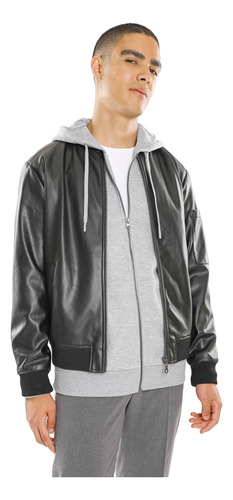 Chamarra Tipo Bomber C&a De Hombre