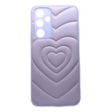 Funda Puffer Corazón Para Samsung A34