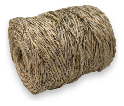 Barbante Fio De Sisal 2mm 250g 75 Metros - Cor Polar