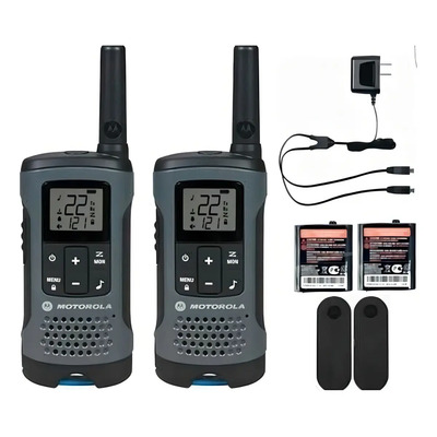 Walkie-talkie Motorola Talkabout T200MC de 2 radios y frecuencia 400-470MHz - negro | Envío gratis