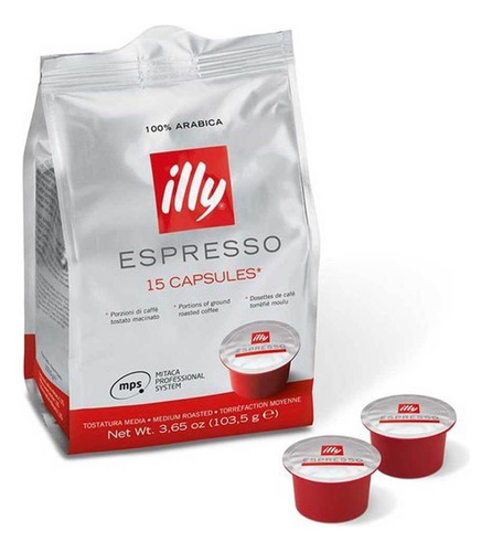 Café Illy Cápsulas Mitaca Espresso Clásico Exclusivas Para Cafeteras Mitaca Modelo Mps