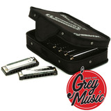 Set Armonicas Hohner Blues Band 7 Tonos - Grey Music -