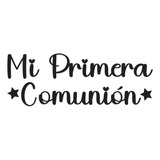 Stickers Primera Comunion 10 Pzas Para Globo, Cajas Vasos 