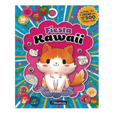 Fiesta Kawaii - Para Pintar - Con Stickers - Beascoa