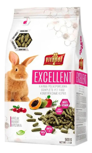 Excellent Alimento Completo Para Conejos 500g