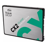 Disco Solido Ssd Teamgroup Cx2 2,5 Sata 1tb Color Negro