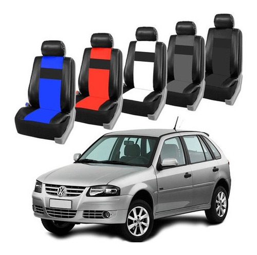 Funda Cubre Asientos Auto Cuerina P/ Volkswagen Gol Power