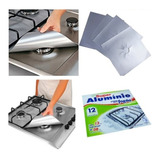 Pack 12 Lamina Protector De Aluminio Para Cocina