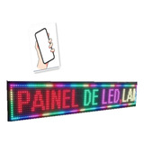 2 Pianel Letreiro Led P10 Rgb 130x20 Interno-app