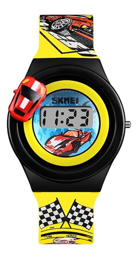 Reloj Skmei 1376 Niños Infantil Moda Carro Giratorio