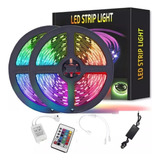  Tiras Led 5050 Rgb 9 Metros Kit  Control Remoto Gamer Deco