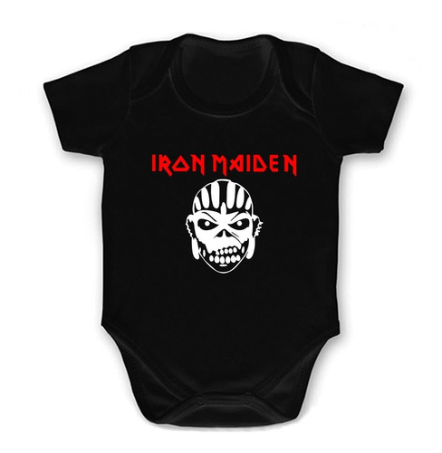 Mameluco Iron Maiden Body Bebe Rock