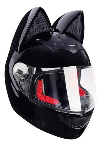 Casco De Moto Con Orejas De Gato For Mujer,cara Xts C