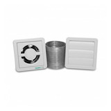 Kit Exaustor Para Lavabo 100mm Silencioso New Classic C 80