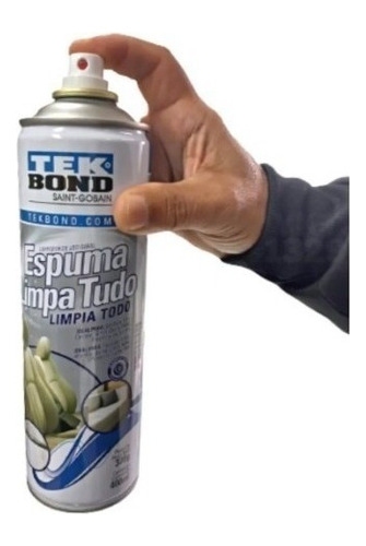 Espuma Limpa Tudo Tek Bond 400ml Sofas Automotivo