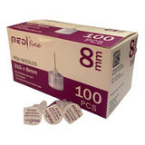 Medtfine 100 Agujas Lápiz Insulina Ozempic Victoza 8mm 31g