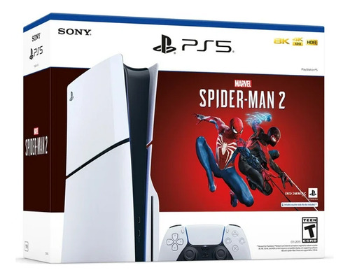 Consola Sony Playstation 5 Slim 1tb Marvel's Spider-man 2