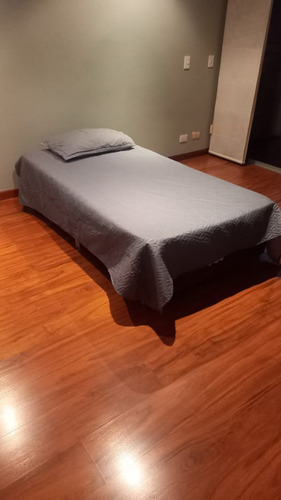 Base Cama Marca Fantasia Con Colchon, Cubrelecho Y Almohada 