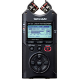Gravador De Áudio Digital Tascam Dr-40x Portátil 4 Canais