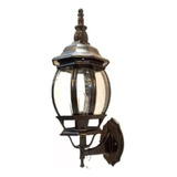 Farol Lampara De Muro Exterior Oxido 40cm Alto