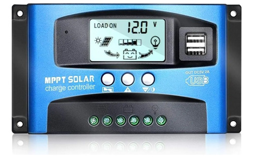 Mppt Panel Solar Regulador Controlador De Carga 60a 12v/24v