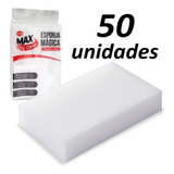 Kit 50 Esponjas Mágica Melamina Tira Mancha Bucha Limpa Tudo