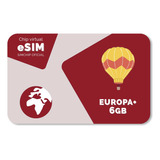 Esim Europa Premium +40 Países - 6gb - 15 Dias