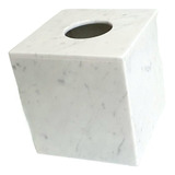 Portatissue Cubo Toallas Papel Marmol Carrara Premium Mesada