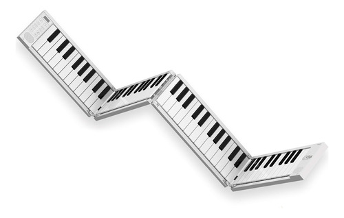 Piano Plegable Portatil - Teclado De Piano Digital Blanco, 8