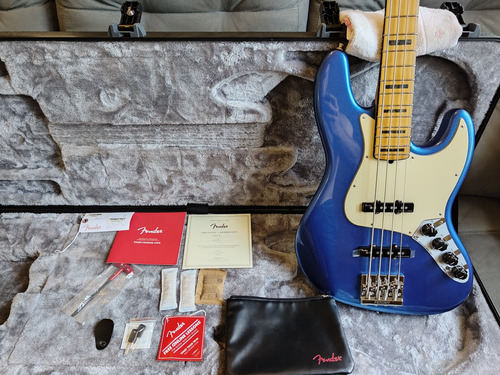  Fender Jazz Bass Ultra Azul - Usado Mint