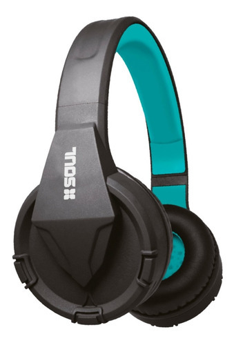 Auricular Soul Bluetooth Inalambrico 4 En 1 Soul Dj Bt200. Color Celeste