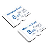 Memory Card 8 Gb-2pack White Video Surveillance U3 V10