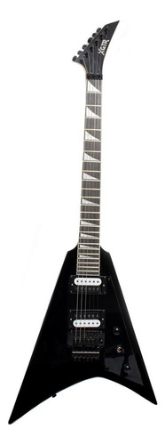 Guitarra Eléctrica Xgtr Ve100-bk Flying V De Caoba Sólida Negra Con Diapasón De Palo De Rosa