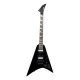 Guitarra Eléctrica Xgtr Ve100-bk Flying V De Caoba Sólida Negra Con Diapasón De Palo De Rosa