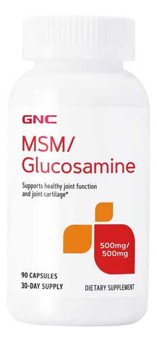 Gnc | Msm Glucosamine | 500mg/500mg | 90 Capsules