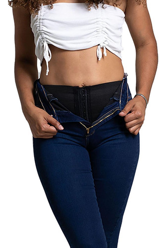 Calça  Sawary Jeans  Com Elastano Super Lipo Modeladora